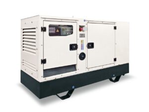 Perkins 20KVA Generator by Ferbo Italy, model FE22 P1-SA, positioned against a clean background