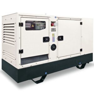 Perkins 20KVA Generator by Ferbo Italy, model FE22 P1-SA, positioned against a clean background