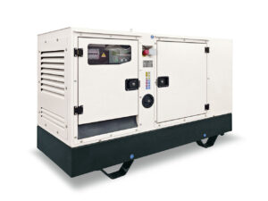 Baudouin 20KVA Generator by Ferbo Italy, model FE22 B1-SA, presented against a clean background.