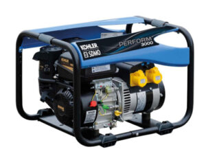 Image of the Kohler SDMO Perform 3000TB 2.8W Portable Generator, capable of operating at 115 and 230V, designed for versatility and mobility while delivering dependable power