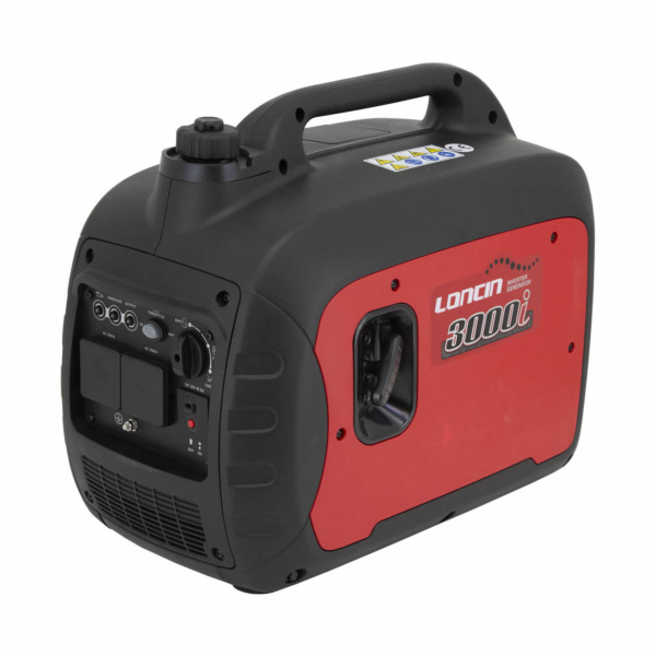 Displaying the LC3000I5 Loncin 3kw Suitcase Generator, featuring a compact and portable design ideal for on-the-go power needs, currently available for purchase