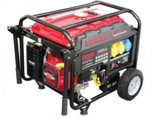 Image of the LC8000D-AS Loncin Portable Petrol Generator, showcasing its compact design and efficiency, now available for purchase