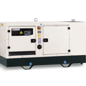 Perkins 80KVA Generator manufactured by Ferbo Italy, model FE88 P1-S, positioned against a straightforward background