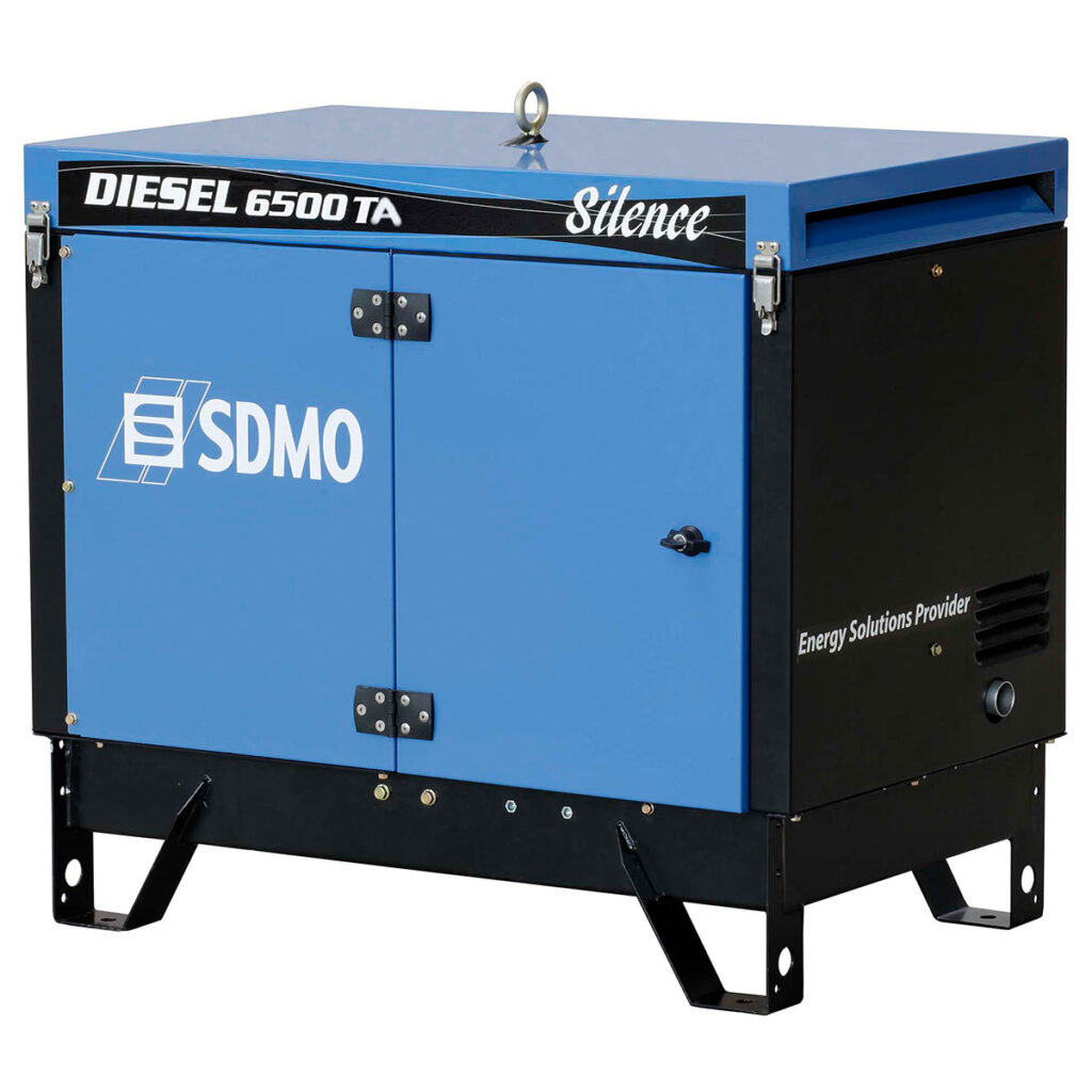 Reliable SDMO 6500TA Diesel Generator - 3-Phase Power Solution