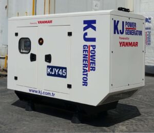Soundproofed KJ Power Diesel Generator - A quiet and dependable source of electricity