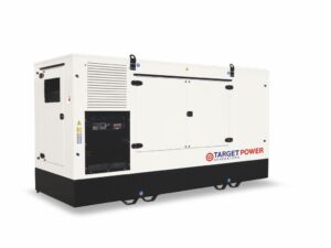 A Target Power large diesel generator, designed to deliver high power output and ensure uninterrupted energy supply for extensive applications