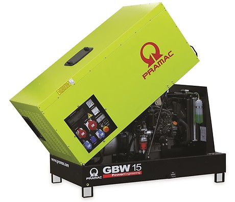 GBW15 Pramac Single Phase Generator Top Opening