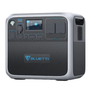 Alternative text: Bluetti AC200P 2,000W Portable Power Station, offering robust and portable power solutions for various outdoor activities, emergencies, and off-grid situations.