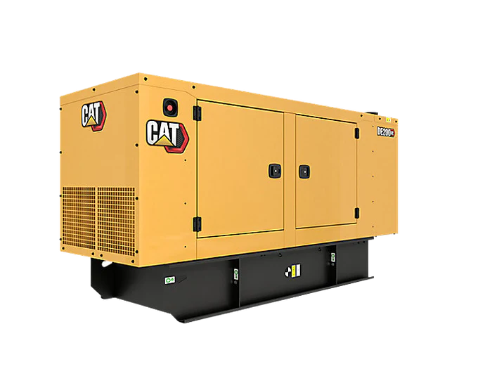Caterpillar DE200GC diesel generator, providing 200KVA of power output, designed for reliable and efficient power generation in various applications
