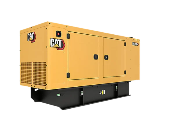 Caterpillar DE220GC diesel generator, providing 217KVA of power output, designed for reliable and efficient power generation in various applications.