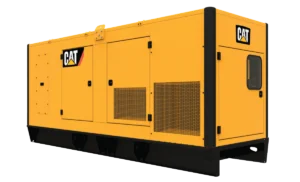 Caterpillar DE550E0 diesel generator, offering 550KVA of power output, engineered for reliable and efficient power generation in diverse applications
