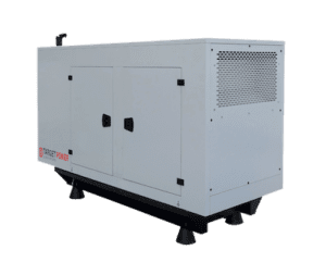 Robust 200KVA standby generator powered by a Perkins engine, meticulously engineered by Target Power under the model TP200, providing dependable backup power for critical operations