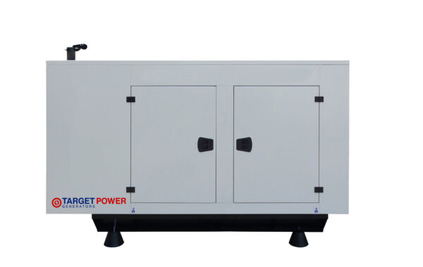 Robust 450KVA standby generator equipped with a Perkins engine, meticulously designed by Target Power under the model TP450, ensuring reliable backup power for critical applications