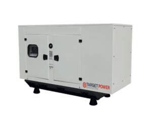 Robust 71KVA standby generator featuring a Perkins engine, meticulously engineered by Target Power under the model TP71, delivering reliable backup power for critical applications