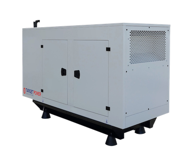 Powerful 1000KVA standby generator featuring a Doosan engine, meticulously crafted by Target Power under the model TD1000, ensuring reliable backup power for critical applications