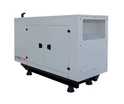 Powerful 220KVA standby generator featuring a Doosan engine, meticulously crafted by Target Power under the model TD220, ensuring reliable backup power for critical applications.