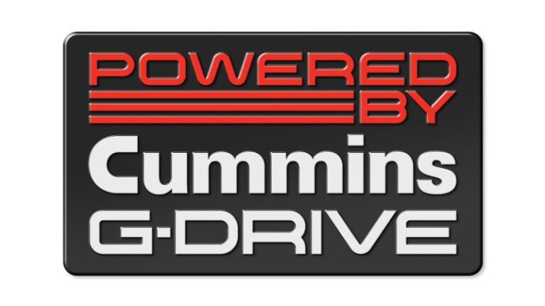 cummins g drive Logo, used by OEM manufacturers to display to clients they manufacture using Cummins g drive engines