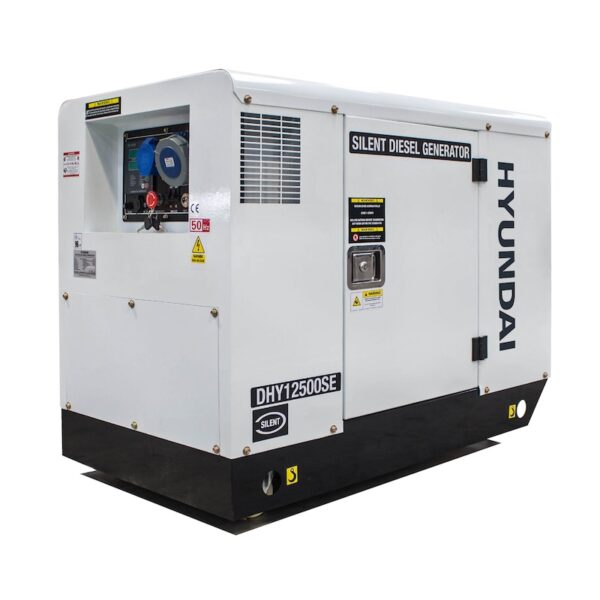 Hyundai 12.5kVA Silent Diesel Generator - 1PH - DHY12500SE